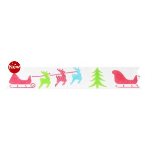 Sleigh Ride Christmas Cake Ribbon